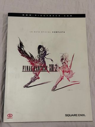 Guía Oficial Final Fantasy XIII-2 Piggyback
