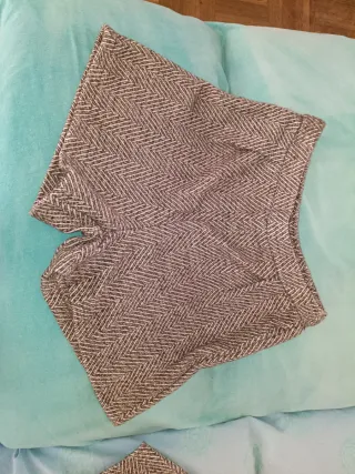 Gilet e pantaloncino cachi