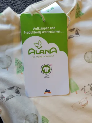 Peto y camiseta 6 meses 100% algodón ecológico