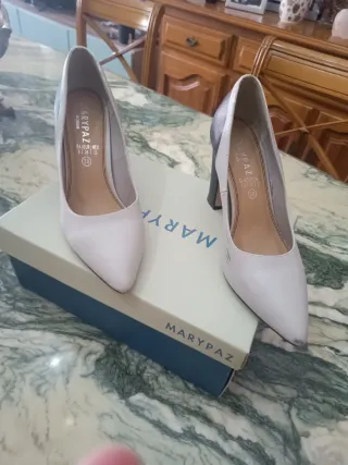 Zapatos de tacón Marypaz negro/crudo