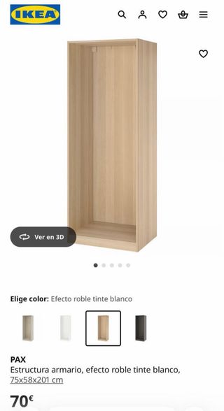 Estructura armario PAX IKEA NUEVO