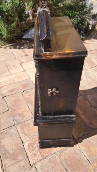 Reloj de sobremesa antiguo madera