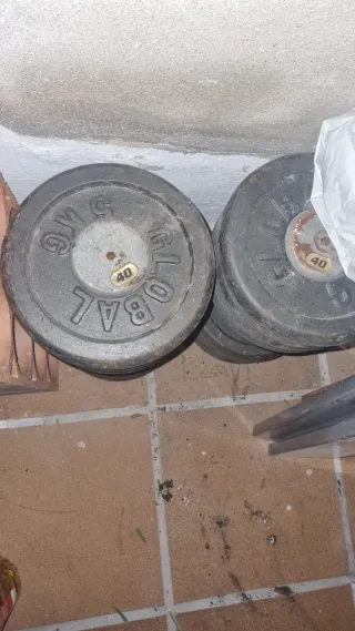 Mancuernas de hierro