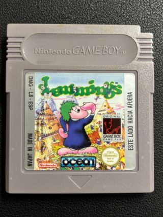Juego Game Boy Lemmings