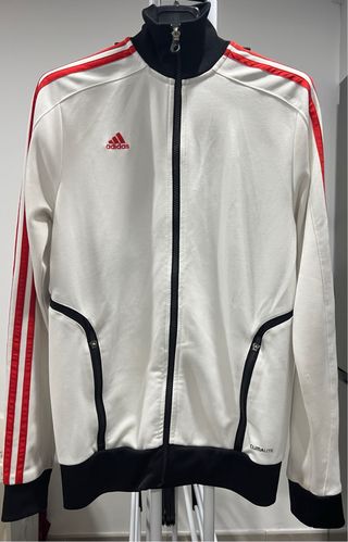 Sudadera Adidas Blanca y Roja