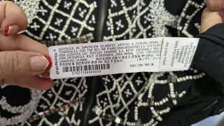 Chaqueta Zara pedrería joya