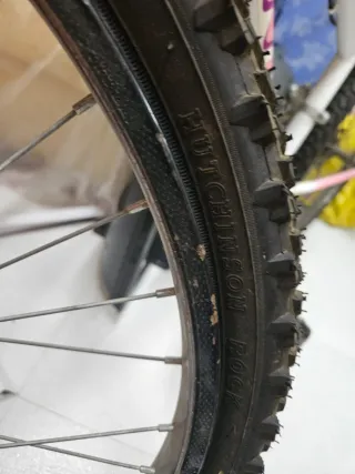 Bicicleta de Montaña TNT Blanca y Rosa