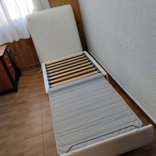 Puff/Cama Para Invitados Piel Ikea Vallentuna