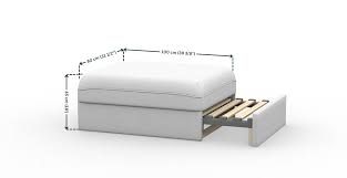 Puff/Cama Para Invitados Piel Ikea Vallentuna