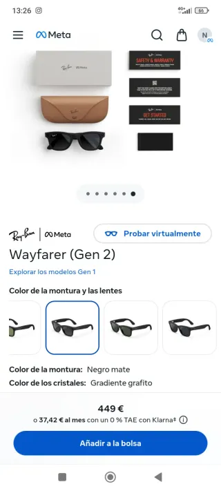 Gafas Ray-Ban Wayfarer Gen 2