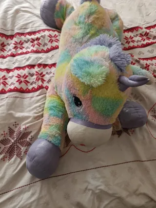 Peluche Unicórnio Arco-Íris
