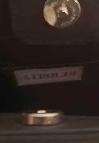 Borsa Airoldi elegante nera con perline