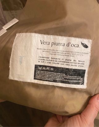 Cappotto Malta vera piuma d'oca