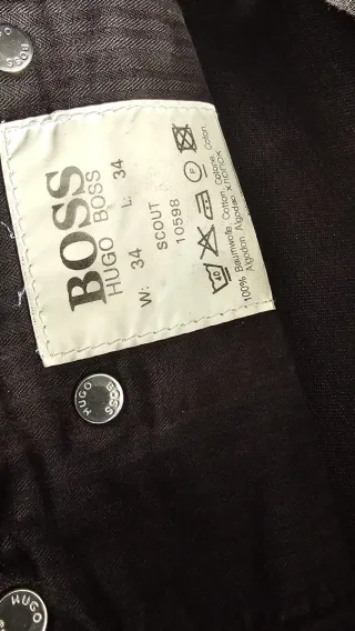 Pantalón BOSS negro hombre