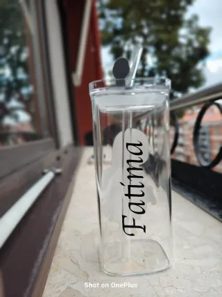 Vaso de cristal personalizado Ramadan