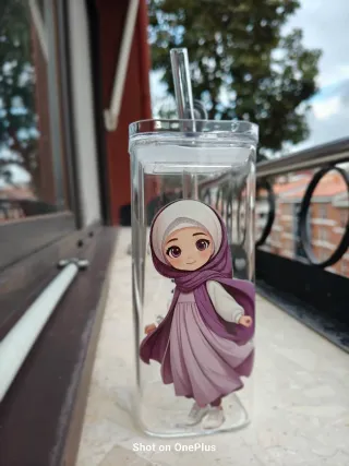 Vaso de cristal personalizado Ramadan