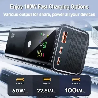 Powerbank 100W 20000mAh Carga Rápida