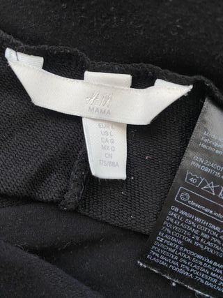 Pantalón premamá H&M negro