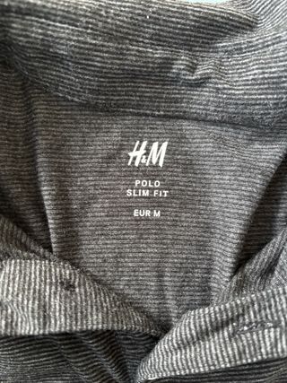 Polo H&M Rayas Finas Talla M
