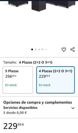 Conjunto muebles jardín Keter Nora