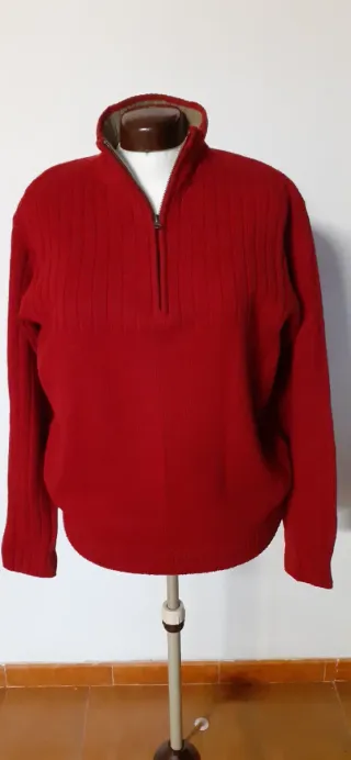 Jersey Invierno Hombre Rojo