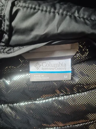 Chaqueta Larga Negra Columbia Mujer NUEVA
