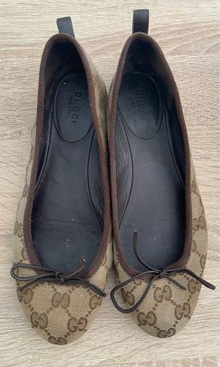 Zapatos Gucci Beige/Marrón Talla 37