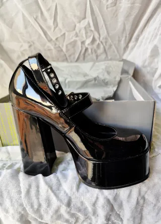 Zapatos Steve Madden Plataforma Negros
