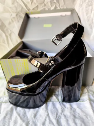 Zapatos Steve Madden Plataforma Negros