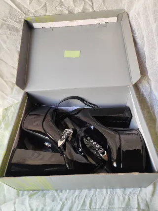 Zapatos Steve Madden Plataforma Negros