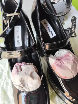 Zapatos Steve Madden Plataforma Negros