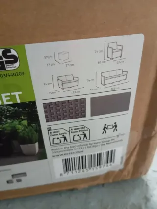 Keter Nora Conjunto de jardín Exterior