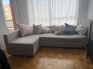 Sofá Cama chaise longe IKEA FRIHETEN Beige