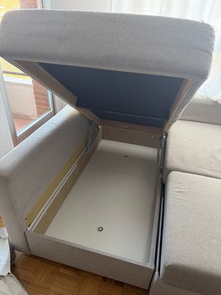 Sofá Cama chaise longe IKEA FRIHETEN Beige