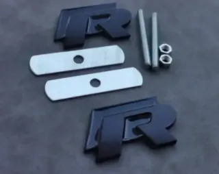 Emblema Logo VW Golf Scirocco R Parilla y Maletero