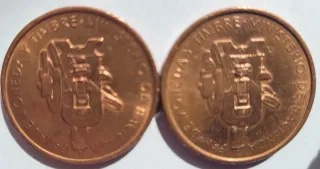 2 Monedas Conmemorativas Juvenalia 1981-1982