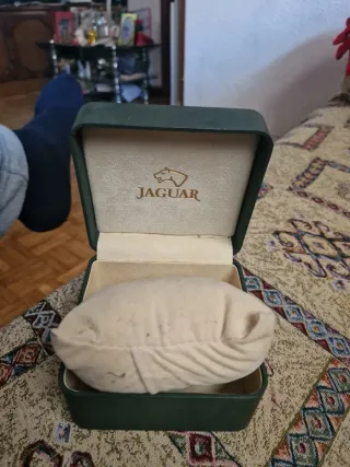 Caja de reloj Jaguar verde