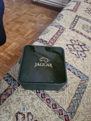 Caja de reloj Jaguar verde