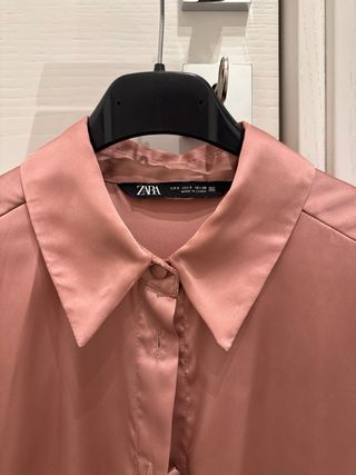 Camicia Zara rosa antico