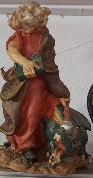 Figura Mago y Dragón