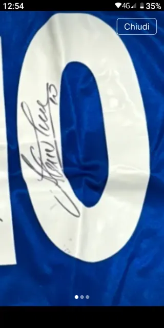 Maglia Juventus Del Piero autografata 1996/97