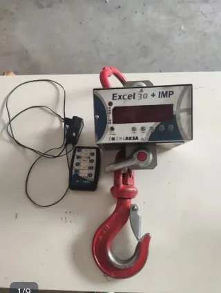 Báscula dinamométrica 5000 kg con gancho