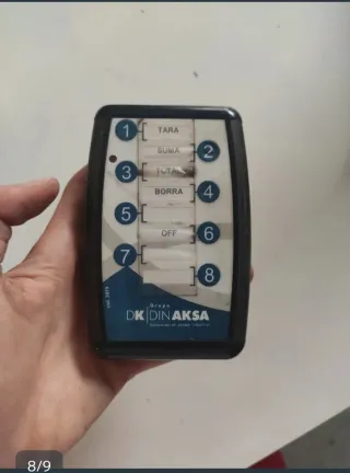 Báscula dinamométrica 5000 kg con gancho