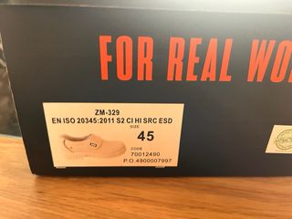 Zuecos blancos talla 45