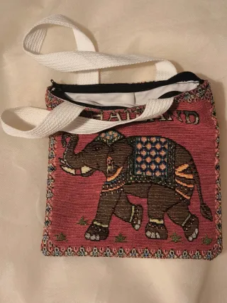 Borsa Tailandese; Handbag with Thai elephant