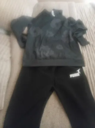 Conjunto chándal Puma negro