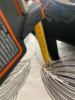 Botín tacón negro ante y piel