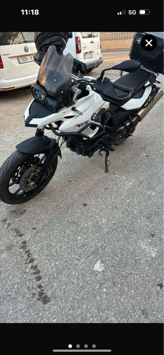 BMW F 700 GS Blanca