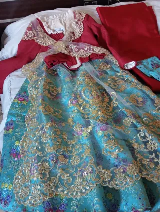 Traje de Fallera para Niña 8,9 años