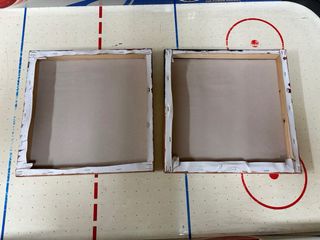 Set di 2 quadri astratti